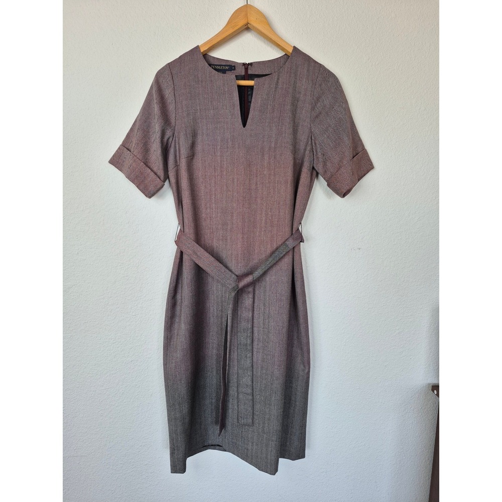 Pendleton Womens 100% Virgin‎ Wool Herringbone Ombre Sheath Dress Size 6
